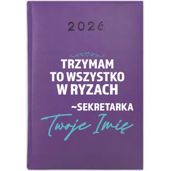 Kalendář Knihový kalendář 2026 A5 fialový