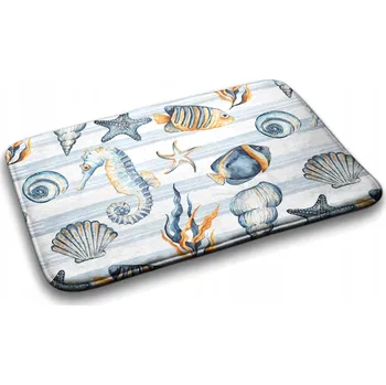 Koupelnová předložka Koupelnová předložka Koberec Měkký Mořská zvířata