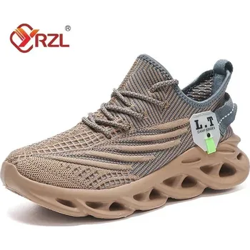 Pánské tenisky Pánské běžecké tenisky s odpruženou podrážkou Barva: Khaki, Velikost: 43