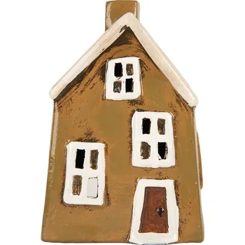 Svícen Clayre & Eef - Dekorativní domeček na čajovou svíčku 6CE2187