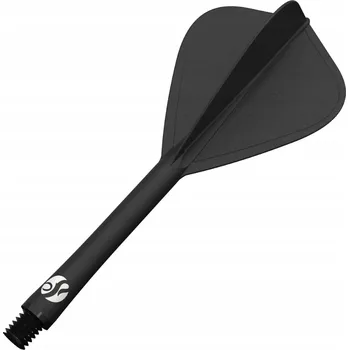 Příslušenství pro šipky Letky Shot Flight Deck kite černé krátké 3 ks