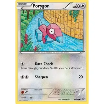 Karetní hra Pokémon AOR 064/098 Porygon - Ancient Origins Stav: Near Mint, Verze: NORMAL