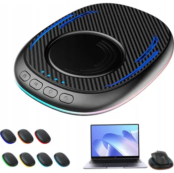 DRÁTOVÁ KANCELÁŘSKÁ MYŠ USB ČERNÁ SE 7 BARVAMI PODSVÍCENÍ