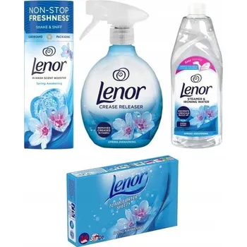Aviváž Lenor SADA SPRING AWAKENING Voda + Sprej na Žehlička + Perličky + Ubrousky