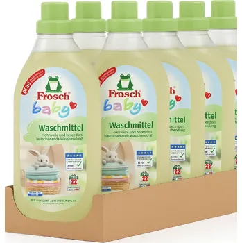 Prací gel Frosch Baby gel na praní Sensitiv 5x22 dávek- VÝHODNÉ BALENÍ - originál z Německa