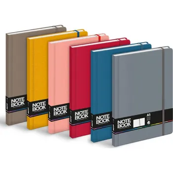 Blok Blok s gumkou A5 linka, 100 listů mix