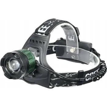 LED čelovka 5W 7200K ACCU 2x18650 se signalizací; nabíjení USB-m