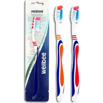 Elektrický zubní kartáček WELLBEE Kartáček na zuby pro dospělé se střední tvrdostí