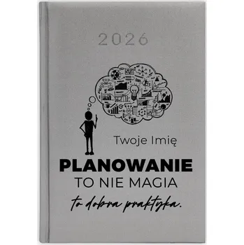 Kalendář Knižkový kalendář 2026 A5 stříbrný