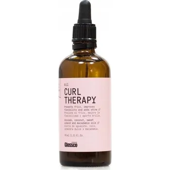 Vlasová regenerace GLOSSCO Curl Therapy hydratační olej pro vlnité vlasy 95 ml