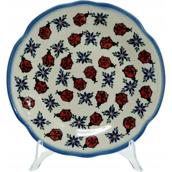 Talíř Keramický dezertní talíř 21,5 cm Bolesławiec