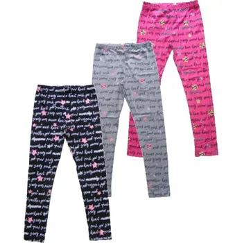 KUGO DÍVČÍ LEGÍNY "ROCK" Barva: šedá, Velikost: 140