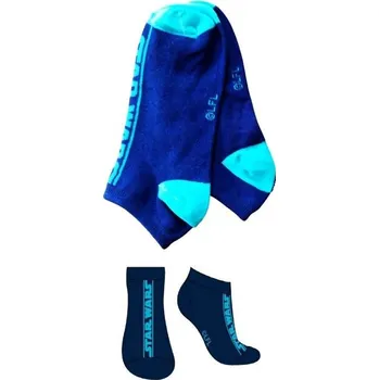 Pánské tričko EPLUSM Pánské kotníkové ponožky STAR WARS modré, vel. 39/42