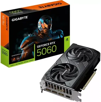 Grafická karta Gigabyte GeForce RTX 5060 WINDFORCE MAX OC 8GB GDDR7 GV-N5060WF2MAX OC-8GD