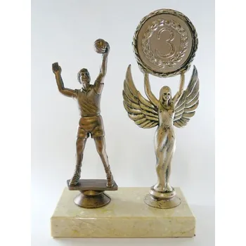 VIZINGR - OMEZENÉ SKLADOVÉ ZÁSOBY - Před objednáním je vhodné se dotázat ! Volejbal trofej-MUŽ-bronz F21-654-3