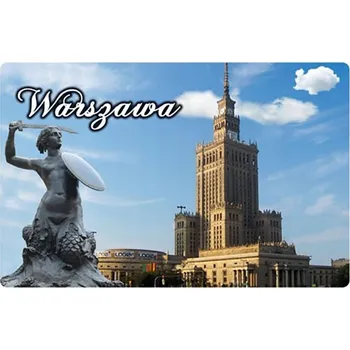 Fototapeta 3D Magnet na ledničku Varšava palác kultury a vědy