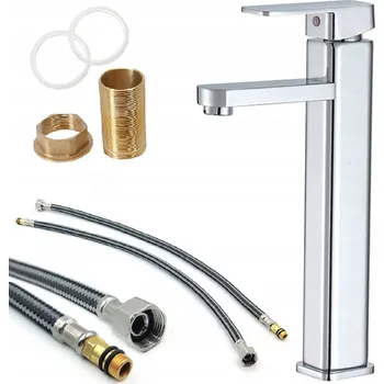 Vodovodní baterie Stojánková umyvadlová baterie SteinMedia Premium, stříbrná