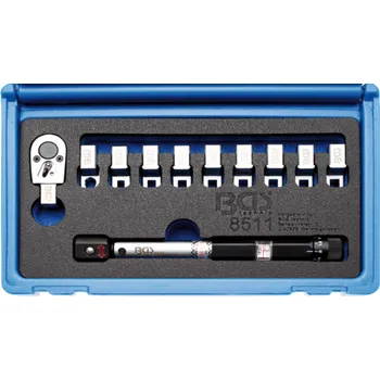 Klíč BGS Technic BGS 8511 Momentový klíč 1/4", 3 ÷ 15 Nm, matic. klíče 5,1 ÷ 6,9 mm