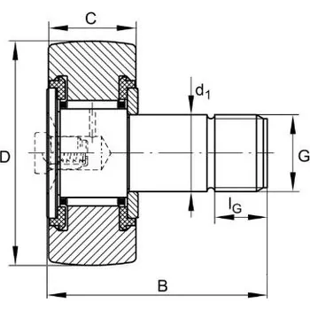 KR 16-PP-A-NMT INA Snímací kladka