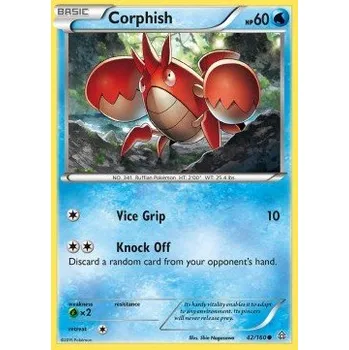 Sběratelská karetní hra Pokémon PRC 042/160 Corphish - Primal Clash Stav: Near Mint, Verze: NORMAL