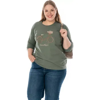 Dámská halenka Dámská halenka ETERA Khaki uni