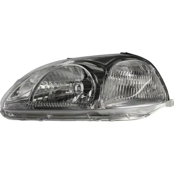 Přední světlomet DEPO Přední levé světlo (H4, elektrické, bez motorku, pro třídveřovou verzi) HONDA CIVIC VI HB/SDN, Hatchback / Sedan 09.94-04.98