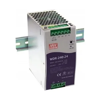 spínaný zdroj Napájecí zdroj na DIN lištu 10A MEAN WELL WDR-240-24