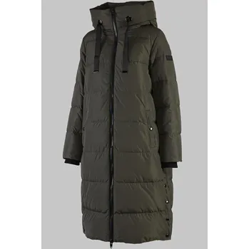 Dámská bunda KHAKI DÁMSKÝ ZIMNÍ KABÁT ROCKANDBLUE Camila