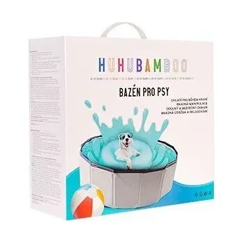 Pelíšek pro psa HUHUBAMBOO Bazén 120 x 30 cm šedý