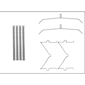 Přislušenství brzdového systému Sada příslušenství, obložení kotoučové brzdy TEXTAR 82540100