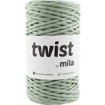 Příze Bavlněná šňůra TWIST MILA 100m - Divoká máta Síla: 3 mm