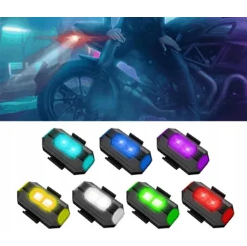 Koloběžka STROBOSKOPICKÉ LED světlo - Auto Moto Dron Kolo Koloběžka Čtyřkolka Koloběžka
