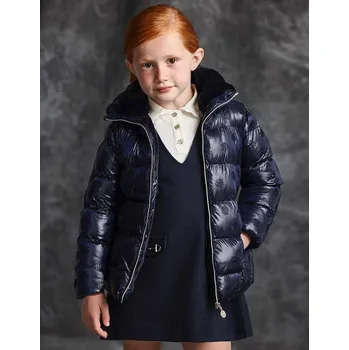 Dívčí bunda Luxusní zimní bunda abel and lula 5852 modrá Rozměr: 128 (8 let)