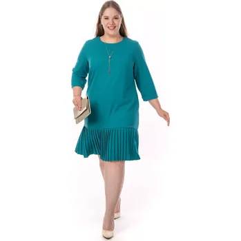 Dámské šaty Dámské šaty NATKA 44 Tyrkysově modrá