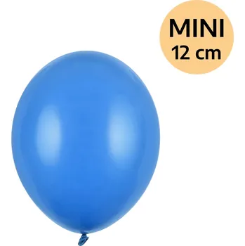 Balónek PartyDeco Balonek latex modrý pastelový DEKORAČNÍ 12 cm, 1 ks