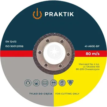 Řezný kotouč 1x ŘEZNÝ KOTOUČ NA KOV INOX 115x1,0x22,23mm