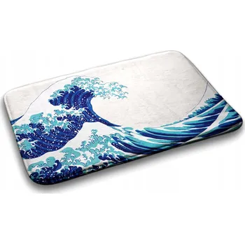 Koupelnová předložka Koupelnová předložka koberec měkký Vlna Oceán Moře