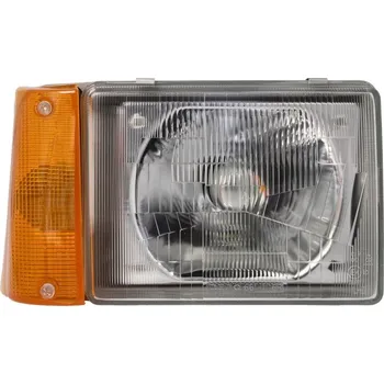 Autodíl DEPO Přední pravé světlo (R2, elektrické, hydraulický, bez motorku, barva kontrolky: žlutá) FIAT PANDA 141 10.80-07.04