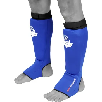 Chránič holeně pro bojový sport Chrániče holení a nártu DBX BUSHIDO Shinrage Blue (SP-20v1) Velikost: L