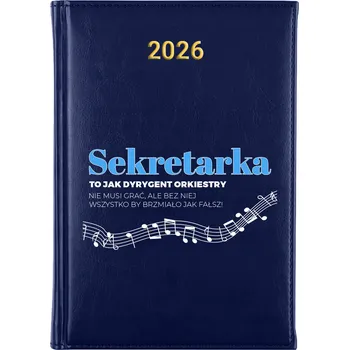 Kalendář Knižní kalendář 2026 A5 modrý