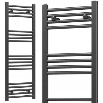 Radiátor Koupelnový radiátor vodní Gamma 409 W 400 x 1200 mm černý