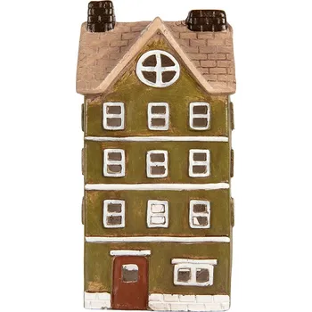 Svícen Clayre & Eef - Dekorativní domeček na čajovou svíčku 6MG0125