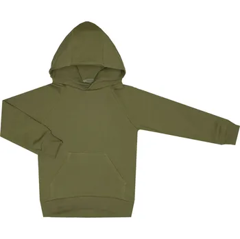 Mikina s kapucí - Basic oliva Velikost: 122