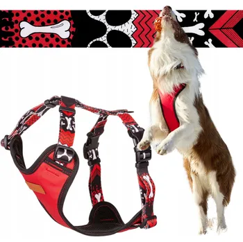 Postroj pro psa Beztlakové postroje pro psa s nastavitelným obvodem, velikost XS