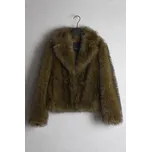 OLIVOVÝ KABÁTEK Z UMĚLÉ KOŽEŠINY ROCKANDBLUE Duffy