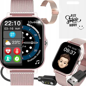 Hodinky CHYTRÉ HODINKY HODINKY POLSKÉ MENU HOVORY SPORT SMART WATCH YOUNG DÁMSKÉ