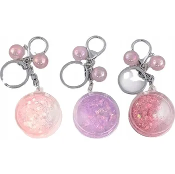 Přívěsek Na Klíče s třpytivou tekutinou