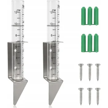 Zabezpečení domácnosti Srážkoměr s ukazatelem 12 cm / 5 palců - 2 kusy