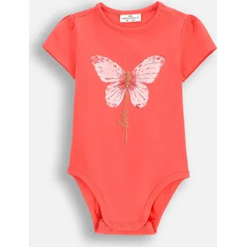 Body Kojenecké Korálové Body pro Holčičky Krátký Rukáv 056 Coccodrillo WC5