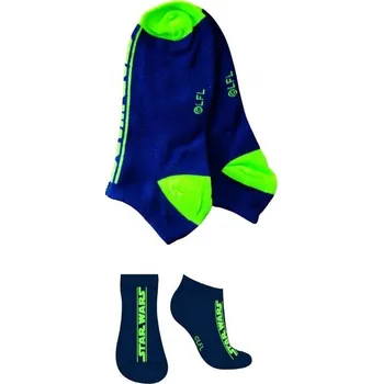 Boxerky EPLUSM Pánské kotníkové ponožky STAR WARS modrozelené, vel. 39/42